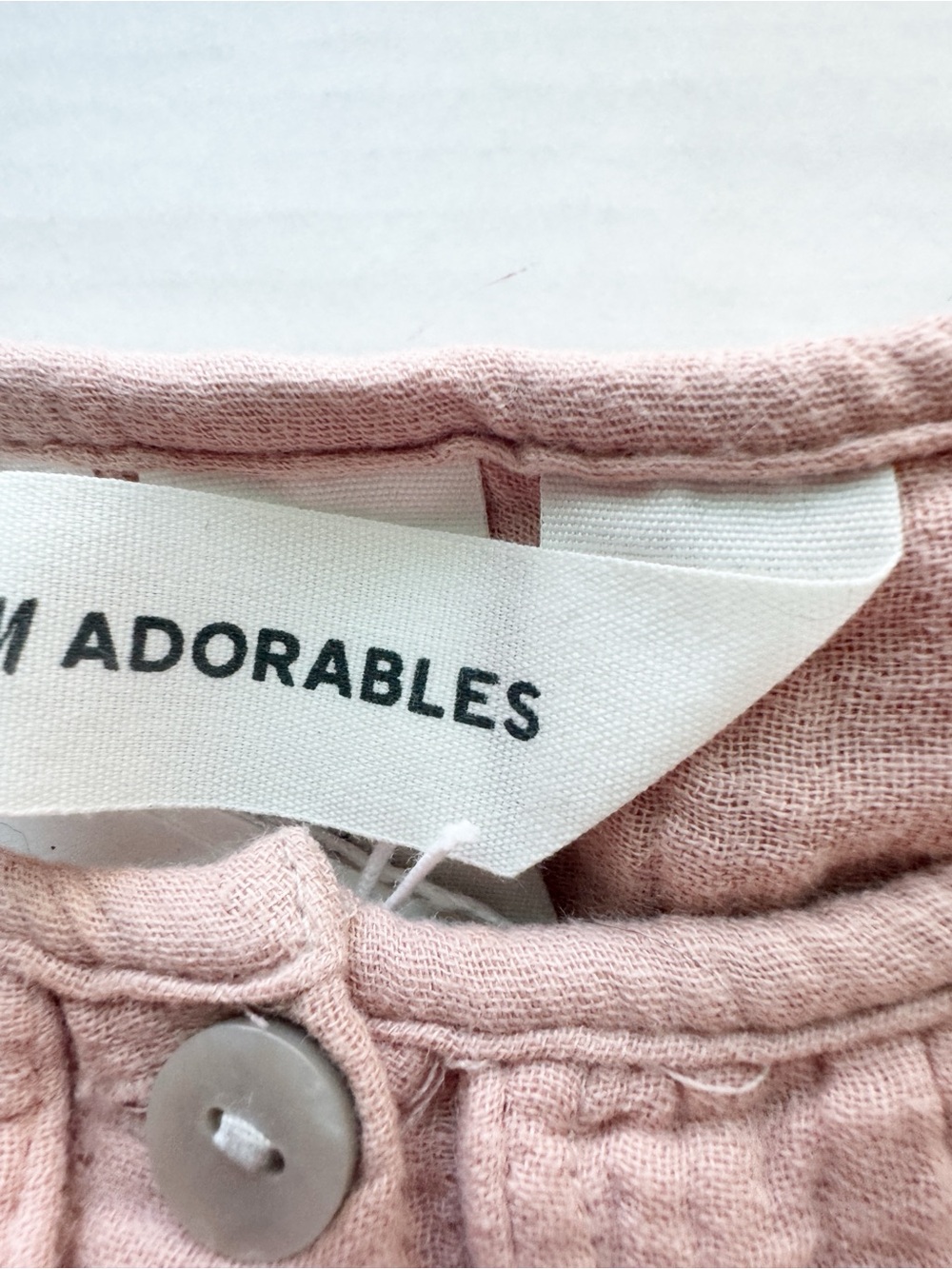 Organic Cotton Muslin
Collared Dress in Dusty Pink NWT - Picture 12 of 16